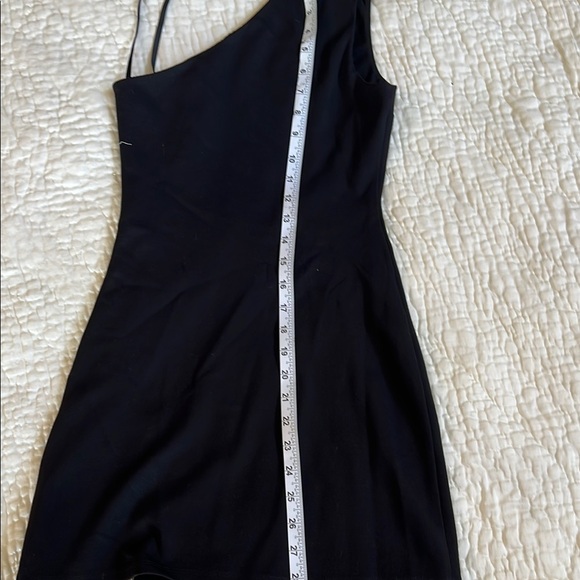 H:ours Delacy black mini dress xs with chain lace up - Picture 12 of 12